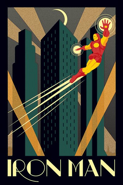 Poster Marvel Deco - Iron man, (61 x 91.5 cm)