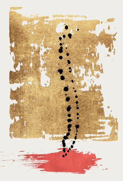 Ilustracija Drip Drop, Kubistika, (26.7 x 40 cm)