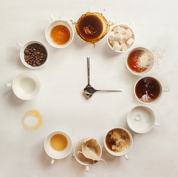 Umjetnička fotografija It's Always Coffee Time, Dina Belenko, (40 x 40 cm)