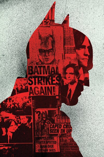 Umjetnički plakat Batman strikes again, (26.7 x 40 cm)