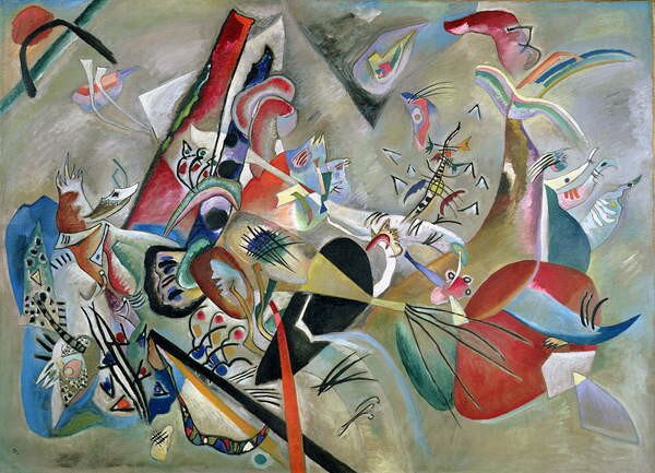 Reprodukcija In the Grey, 1919, Wassily Kandinsky