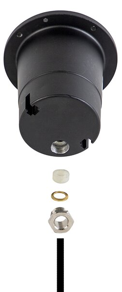 Set od 6 vanjskih reflektora za tlo čelik 11cm IP67 - Basic Round