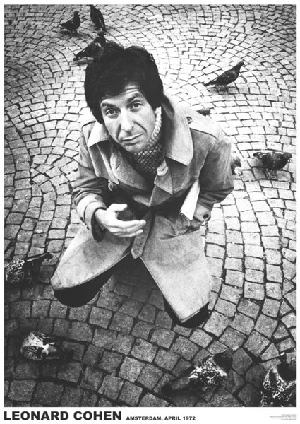 Poster Leonard Cohen - Amsterdam ’72, (59.4 x 84 cm)