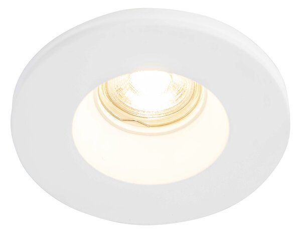 Set od 6 ugradbenih reflektora bijeli 13 cm okrugli - Gypsy Stucco