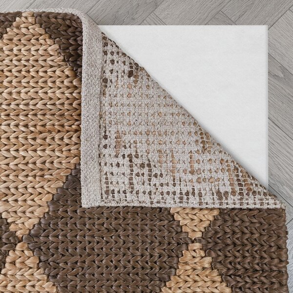 Smeđi/u prirodnoj boji ručno rađen tepih od mješavine jute 120x170 cm Effie Diamond – Flair Rugs