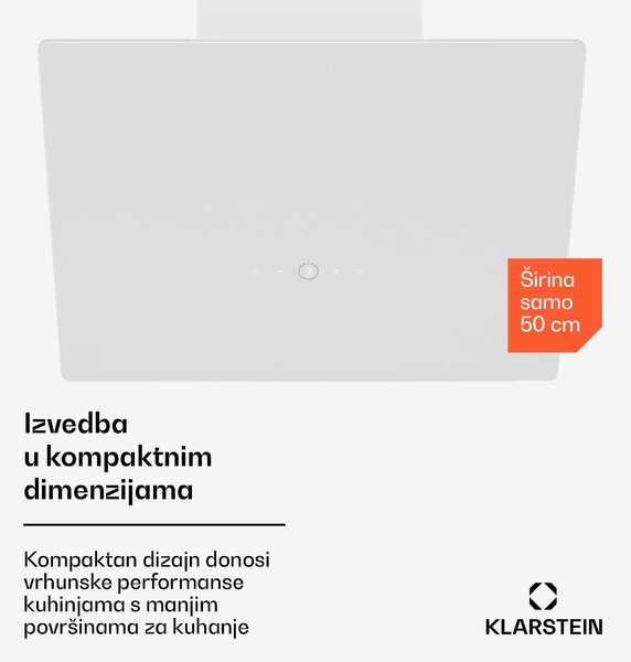 Klarstein MaxAir napa, Kompaktna i snažna, Energetska učinkovitost A++, Dvostruka ventilacija