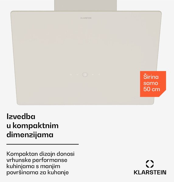 Klarstein MaxAir napa, Kompaktna i snažna, Energetska učinkovitost A++, Dvostruka ventilacija