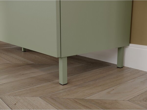 Zelena komoda u mat dekoru 151x98x40 cm Savoca – Germania