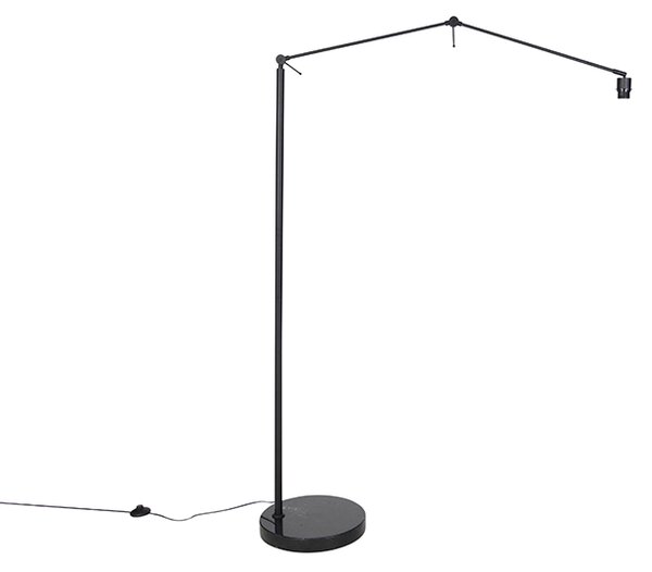 Moderna podna lampa crna podesiva - Editor