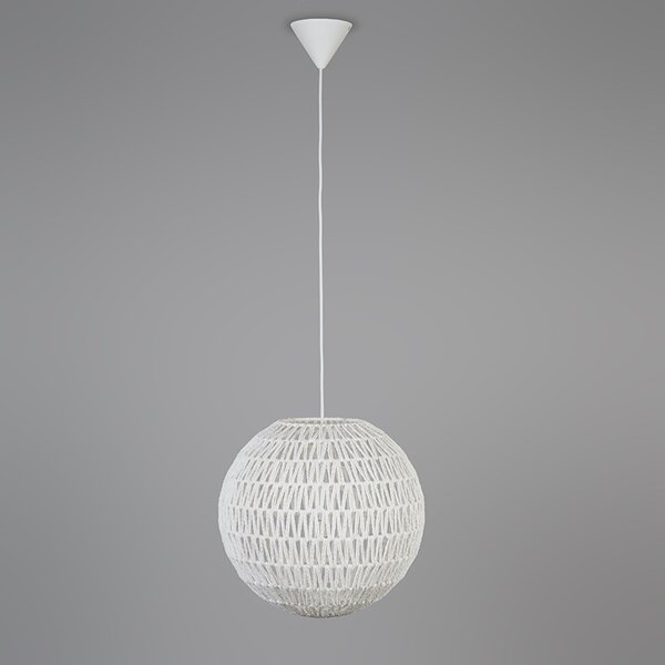 Retro viseća svjetiljka bijela 40 cm - Lina Ball 40