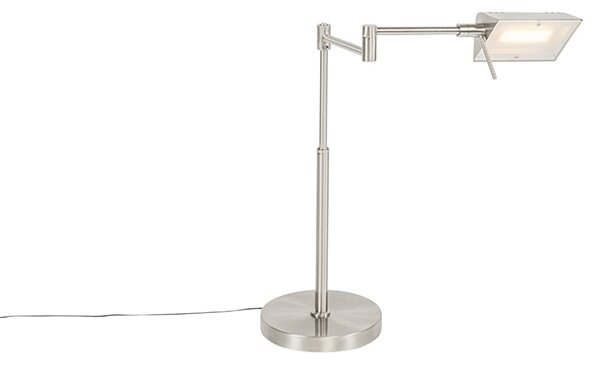Dizajn stolne svjetiljke od čelika, uključujući LED s prigušivačem na dodir - Notia
