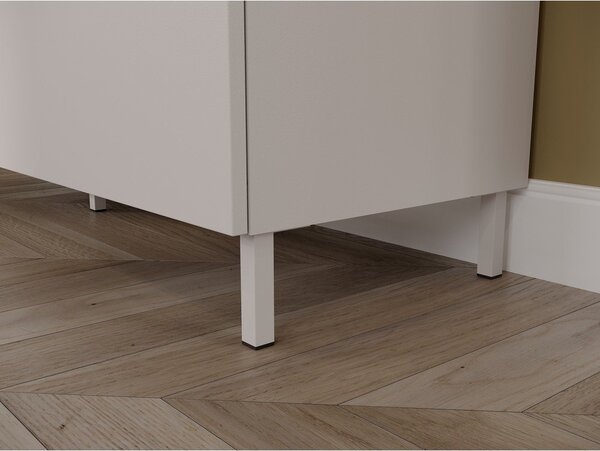 Krem komoda u mat dekoru 151x98x40 cm Savoca – Germania