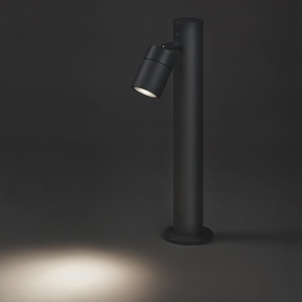 Vanjska svjetiljka siva od nehrđajućeg čelika 45 cm podesiva IP44 - Solo