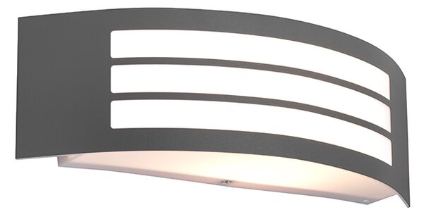 Moderna zidna svjetiljka tamno siva IP44 - Sapphire Deluxe