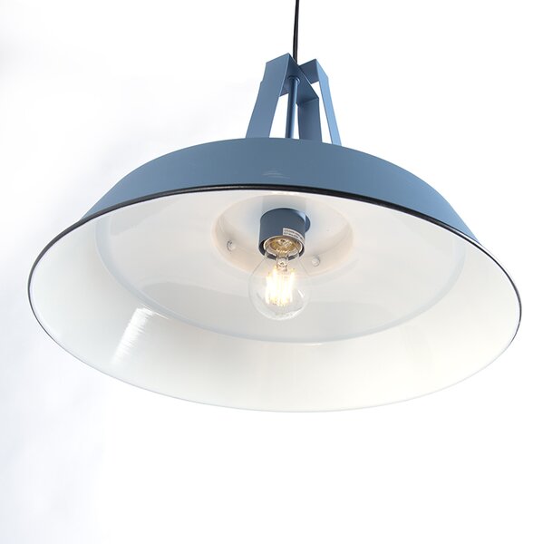 Vintage viseća lampa plava 43 cm - Living