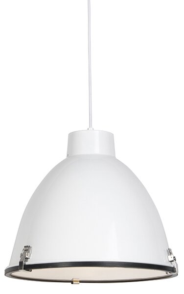 Industrijska viseća svjetiljka bijela 38 cm zatamnjiva - Anteros