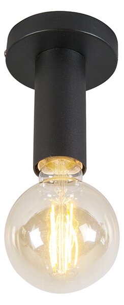 Moderna stropna svjetiljka crna - Objekt 1