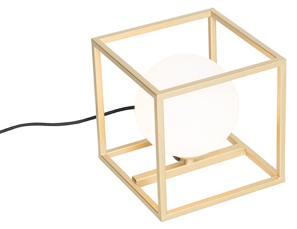 Dizajn stolna svjetiljka zlatna s bijelom bojom - Aniek