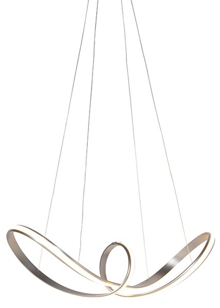 Dizajn viseća svjetiljka čelična zatamnjiva, uključujući LED - Viola Due