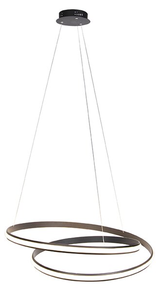 Moderna viseća lampa crna 74 cm uklj. LED - Rowan