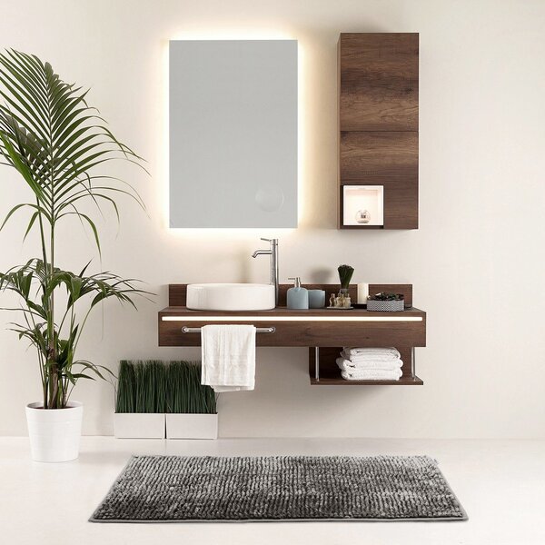 Tamno sive kupaonske prostirke u setu 2 kom za WC 80x50 cm Bati – Restilo
