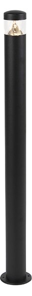 Moderna vanjska svjetiljka crna 100 cm IP44, uključujući LED - Roxy