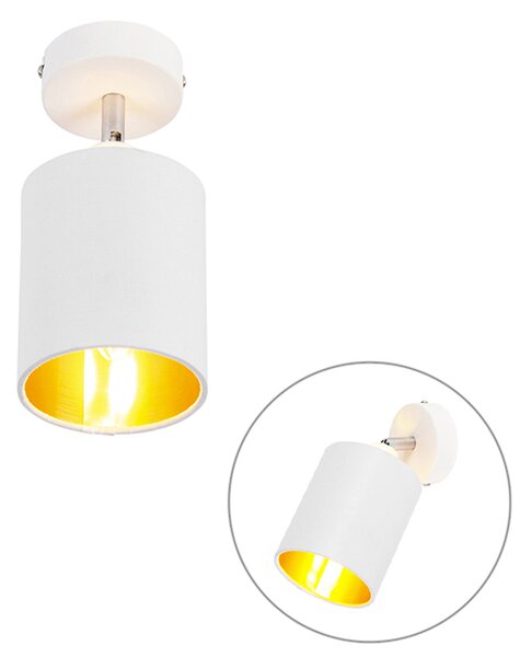Moderna stropna svjetiljka bijela podesiva - Lofty