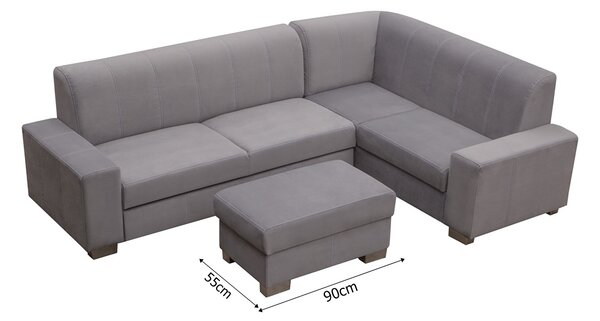 Zondo.hr Kutna garnitura Mckenzie (svjetlosiva) (L) . Akcija -20%. 1002536