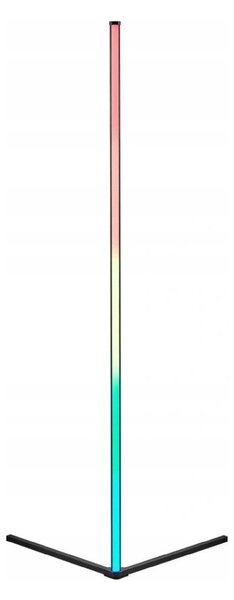 Crna LED stojeća svjetiljka (visina 141 cm) Level – Reality
