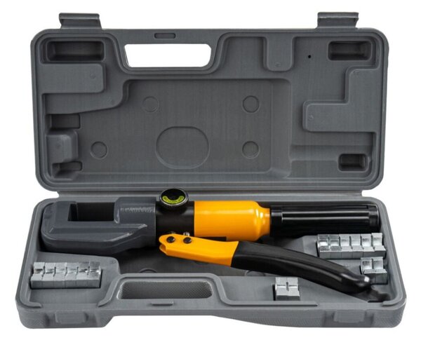 Powermat hidraulična preša za krimpanje kabela 4–70 mm², 6 T, 8 matrica