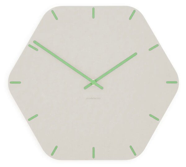 Zidni sat Luxhora Pura Hex White 10 boja kazaljki