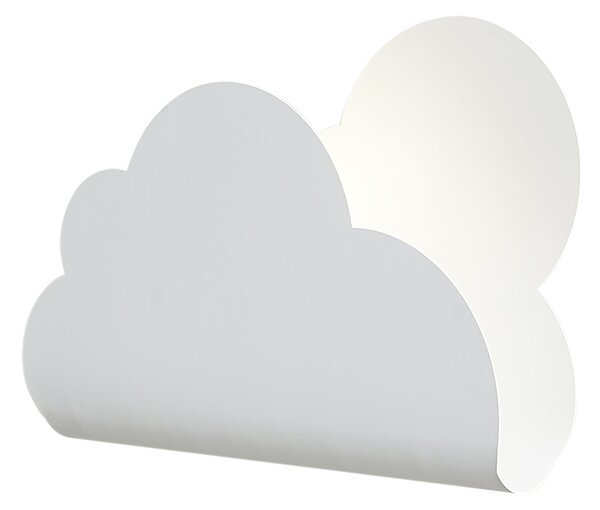 Dječja zidna svjetiljka bijeli oblak sa suncem - Cloudy