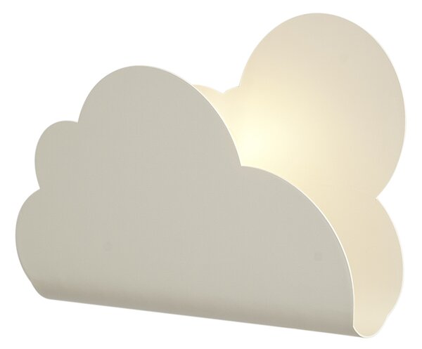Dječja zidna svjetiljka bež oblak sa suncem - Cloudy