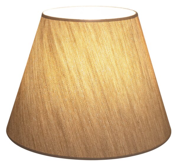 Duolla Kupolasta lampiona, bež, visina 30 cm, tkanina, Bež, Tkanina / tekstil