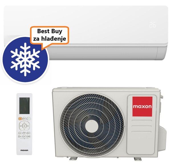 MAXON KLIMA UREĐAJ 2,6kW MX-09HC014i- Fresh Plus, za prostor do 25m2, A++ energetska klasa