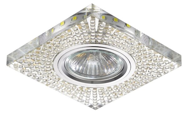 LUXERA 71072 - Ugradna svjetiljka ELEGANT 1xGU10/50W/230V + LED STRIPE