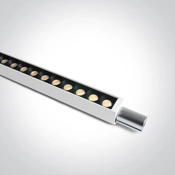 LINEARNA LED SVJETILJKA ZA Plug & Play ŠINE 24W CCT 48V IP20 BIJELA DM42112PB/W/V