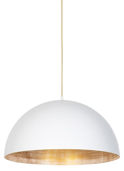 Industrijska viseća lampa bijela sa zlatom 50 cm - Magna Eco