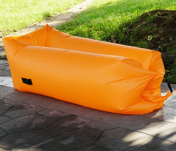 Vreća za sjedenje zračna /lazy bag, narančasta, LEBAG