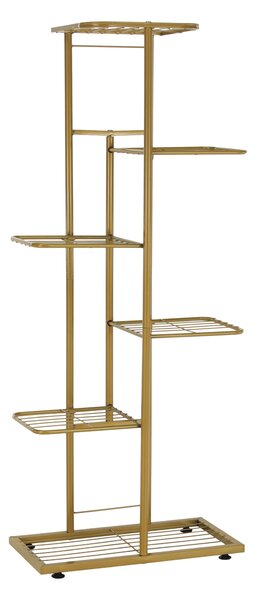 Metalni stalak za cvijeće, zlatni, BAMIR TIP 3