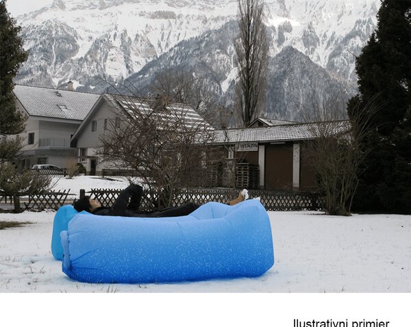 Vreća za sjedenje zračna /lazy bag, narančasta, LEBAG