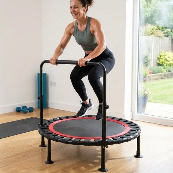 Bouncepro™ Sklopivi Trampolin S Podesivim Rukohvatom