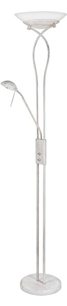 Rabalux 4555 - Podna lampa GAMMA TREND 2xE27/15W+1xG9/40W/230V bijela