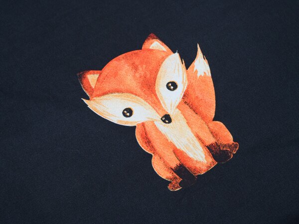 Posteljina od mikrovlakana FOXES crna Dimenzije posteljine: 2 kom 70 x 80 cm | 160 x 200 cm