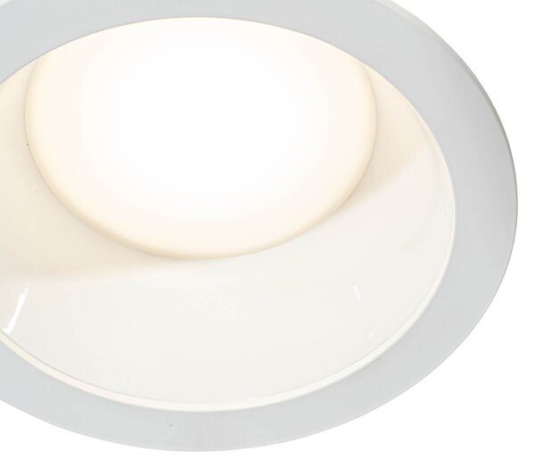 Set od 6 ugradbenih reflektora bijeli, uklj. LED 3000K-5000K - Elias