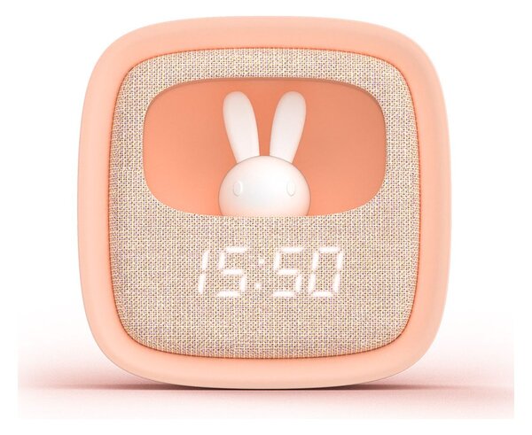 MOB Noćna Svjetiljka i budilica Billy Clock - Pink 1055