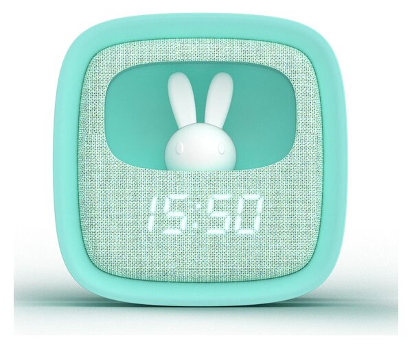 MOB Noćna Svjetiljka i budilica Billy Clock - Turquoise 1056