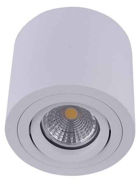 Emithor 48606 - Stropna reflektorska svjetiljka SURFACE 1xGU10/50W/230V bijela okruglo