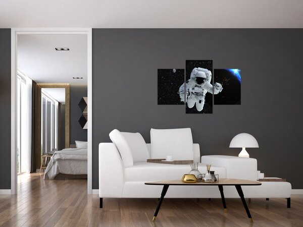 Slika - Astronaut u svemiru (90x60 cm)
