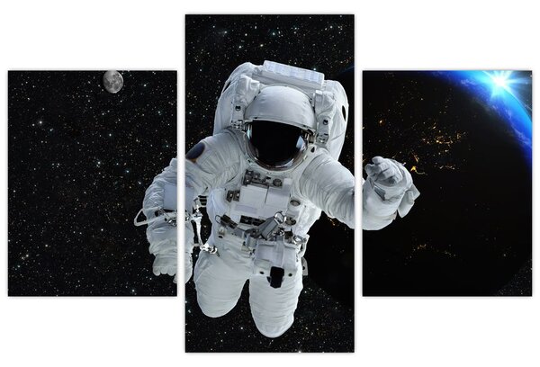 Slika - Astronaut u svemiru (90x60 cm)